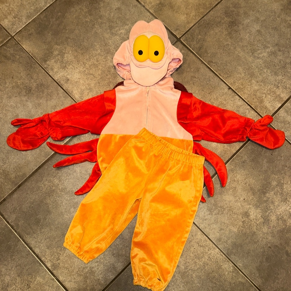 Kids Sebastian Crab Costume - Disney Little Mermaid